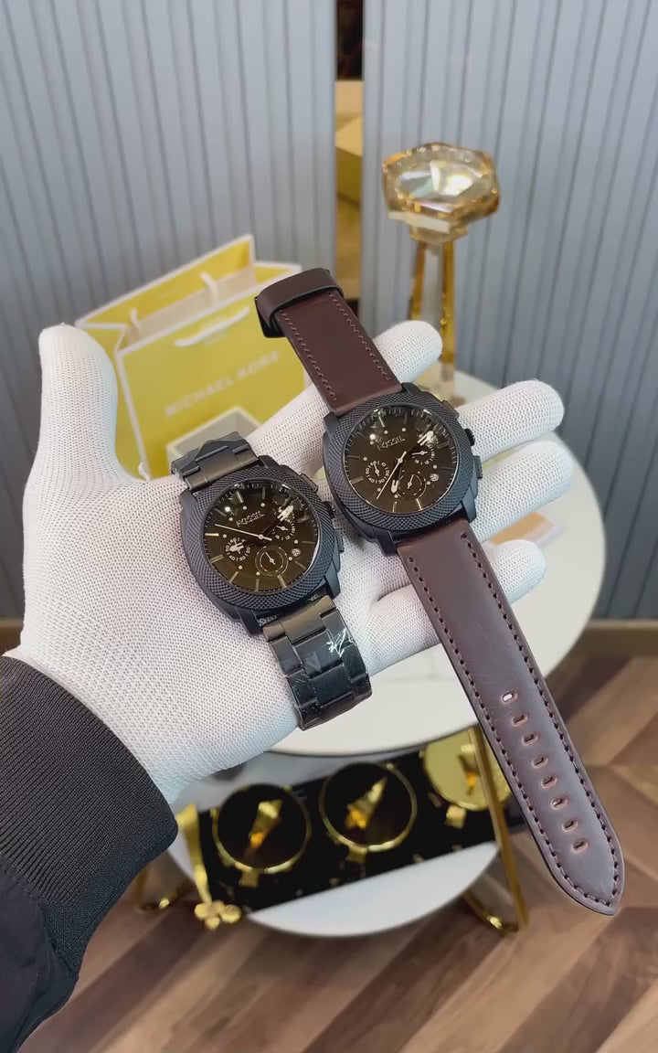 FS4656 LEATHER BELT WATCH