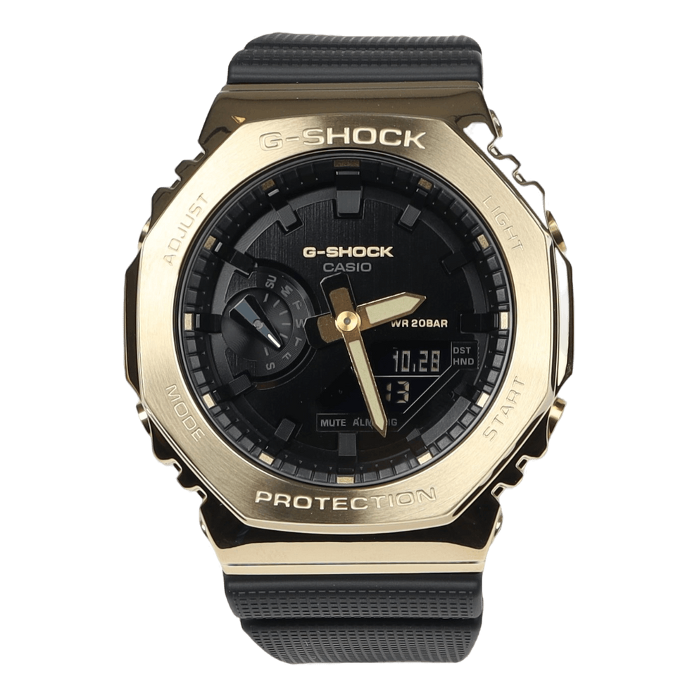 G-SHOCK GM-2100 Full Metal Gold Bezel Black Dial