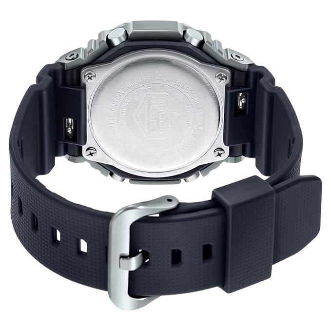 GM2100 METAL SILVER-BLACK WATCH