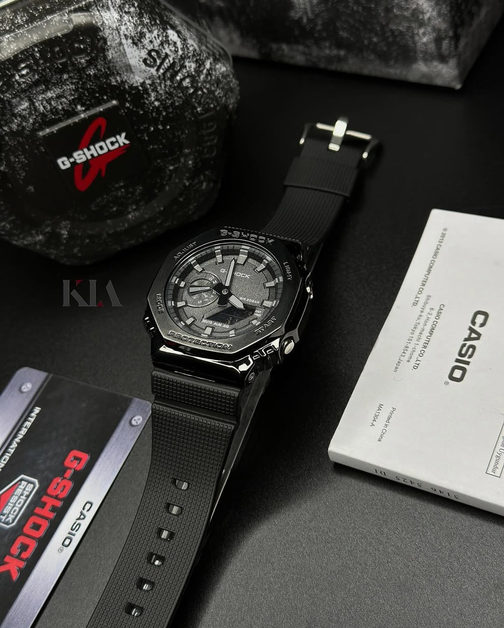 GM 2100 METAL FULLY BLACK WATCH