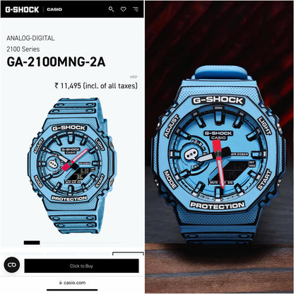 G-Shock 2100 OAK Manga Edition BLUE