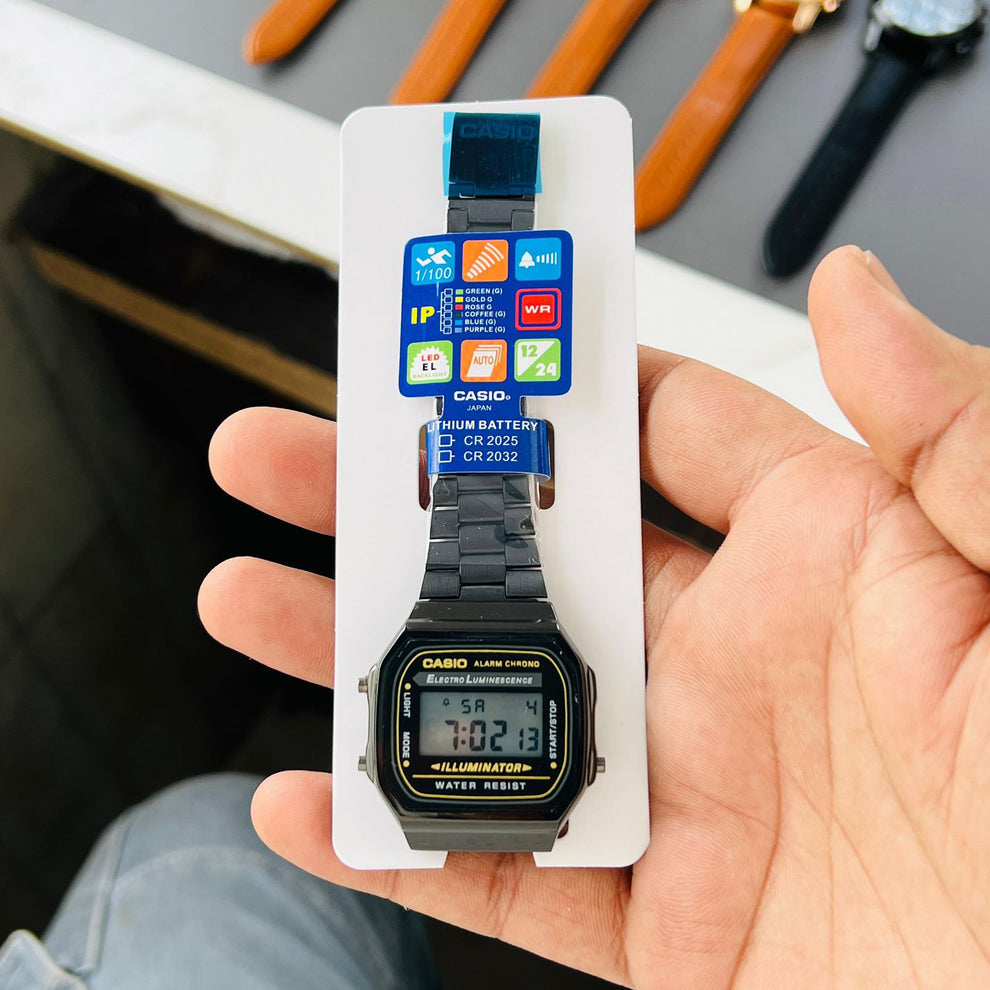 VINTAGE A168 UNISEX DIGITAL WATCH