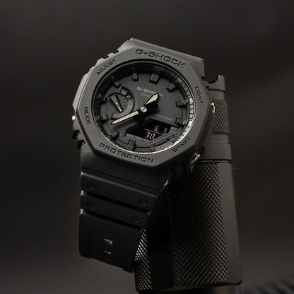 GA-2100 BLACK CHRONOGRAPH WORKING |