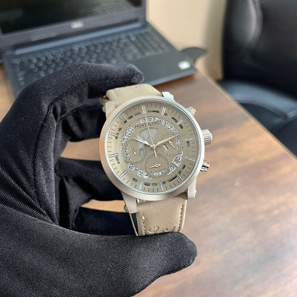 Mont Blanc Men's Watch Leather Belt