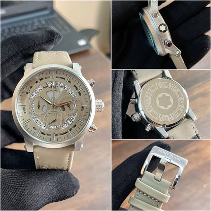 Mont Blanc Men's Watch Leather Belt