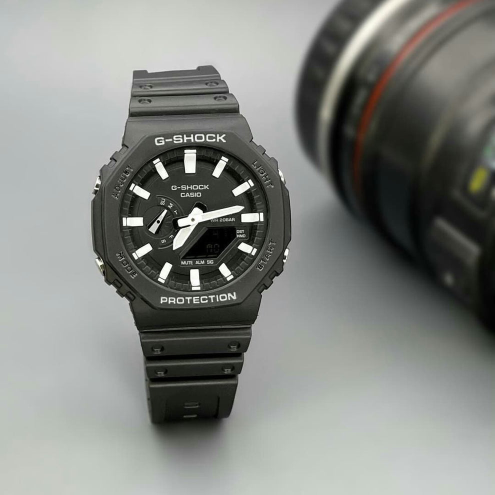 Carbon Core Guard ( GA-2100-1ADR ) Analog-Digital Watch – For Men
