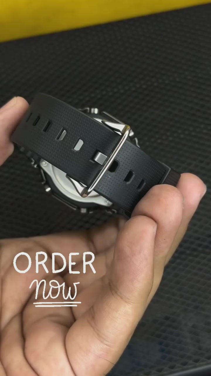 GM 2100 METAL FULLY BLACK WATCH