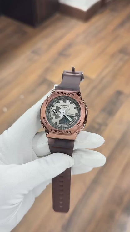 G-SHOCK GM-2100 Brown Metal Body