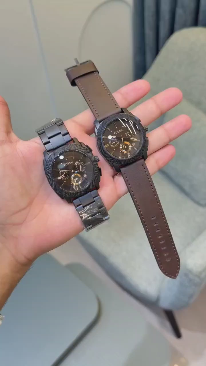 FS4656 LEATHER BELT WATCH