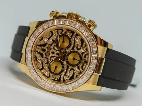 Role_x Tiger Gold Belt Watch